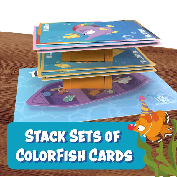 Gamewright - Throw Fish - It's Go Fish With A Twist! - 2-4 Players Age 5+