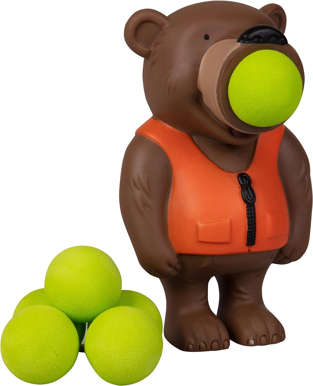 Hog Wild Bear Popper Toy - Shoot Foam Balls Up to 20 Feet - 6 Balls Included - Age 4+