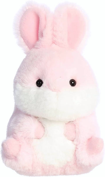 Aurora Rolly Pets Bundle - Set of 5 Inch Plush Bunnies (Pink & Lavender)
