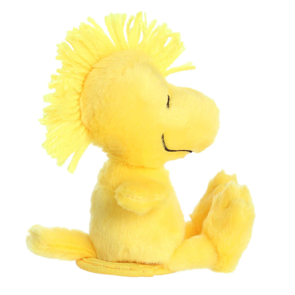 Aurora® Timeless Peanuts® Shoulderkins™ Woodstock Stuffed Animal - Classic Characters - Lasting Memories - Yellow 5 Inches