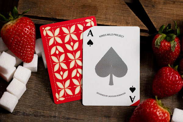 Kings Wild Project Strawberry Pi Luxury Playing Cards, Pi Slice Series Vol. 5 Standard Edition Collectible Poker Deck