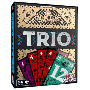 Happy Camper TRIO Card Game | Hottest New Family Game | Award-Winning | Game of The Year in France | Perfect Stocking Stuffer | Great for Game Night | 3-6 Players Ages 8+