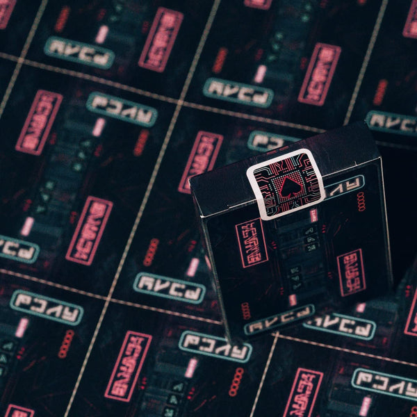 Bicycle Cyberpunk Premium Playing Cards, Poker Size Standard Index