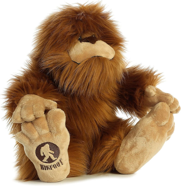 Aurora® Mysterious Fantasy Big Foot Stuffed Animal - Mythical Charm - Imaginative Adventures - Brown 12.5 Inches