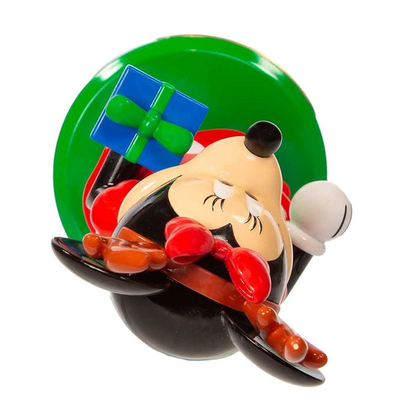 Disney Kurt Adler 6-Inch Minnie Mouse with Tree Nutcracker