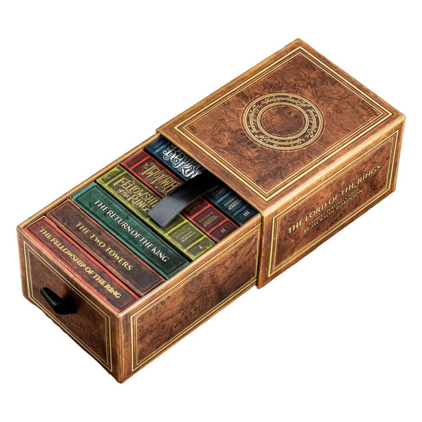 Kings Wild Project The Lord of the Rings Mixed Half Brick, Non Gilded 6-Deck Luxury Playing Cards Set with Custom Draw-Slide Box, Premium Collectible Inspired by J.R.R. Tolkien’s Middle Earth