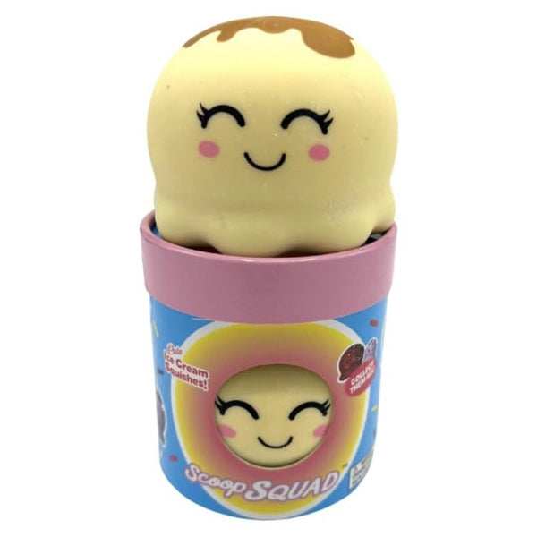Kalan Scoop Squad Sweet Cream Suzie - Cute Squishy Ice Cream Scoop Toy, Stress Relief Fidget Squeeze Toy for Kids & Adults