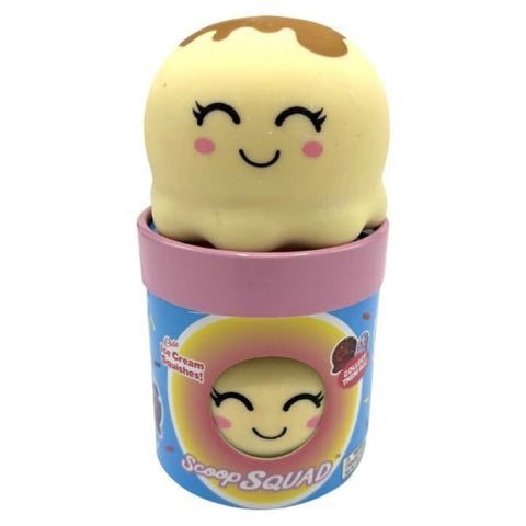Kalan Scoop Squad Sweet Cream Suzie - Cute Squishy Ice Cream Scoop Toy, Stress Relief Fidget Squeeze Toy for Kids & Adults