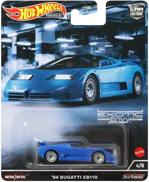 Hot Wheels Car Culture Circuit Legends 1994 Bugatti EB110, HCJ89