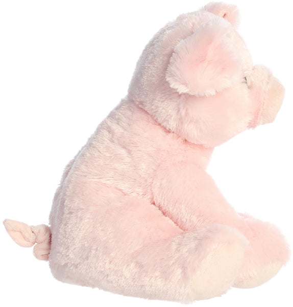 Aurora® Cuddly Pig Stuffed Animal - Cozy Comfort - Endless Snuggles - Pink 14 Inches