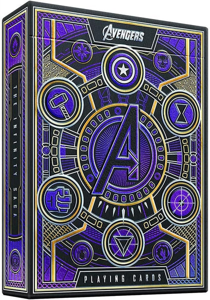 theory11 Avengers Red Edition Premium Playing Cards - Marvel Studios' The Infinity Saga Deck