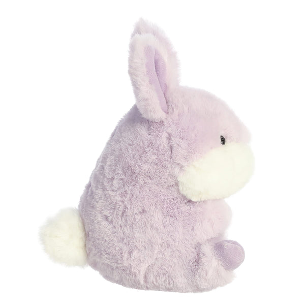 Aurora® Round Rolly Pet™ Bunny Lavender™ Stuffed Animal - Adorable Companions - On-The-Go Fun - Lavender 5 Inches