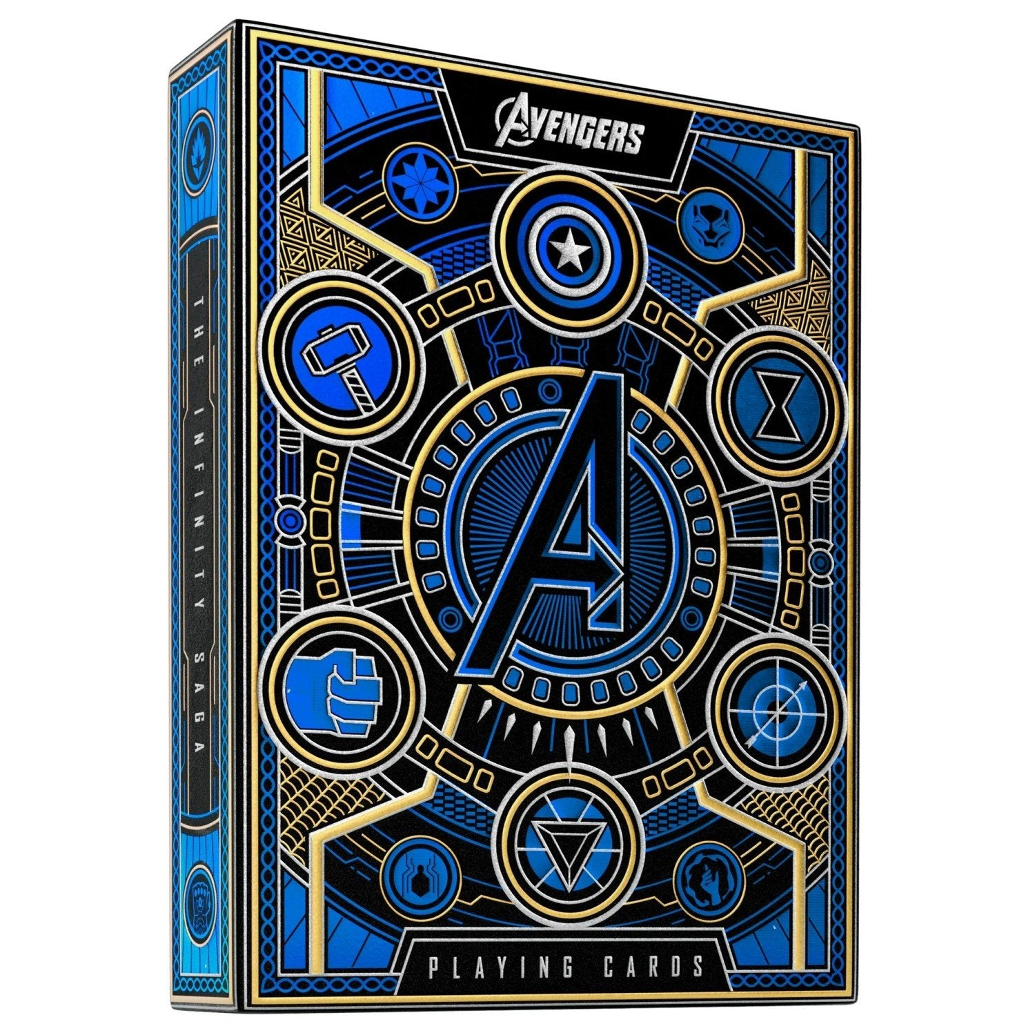 theory11 Avengers Blue Edition Premium Playing Cards - Marvel Studios' The Infinity Saga Deck, Poker Size Standard Index