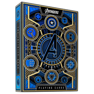 theory11 Avengers Blue Edition Premium Playing Cards - Marvel Studios' The Infinity Saga Deck, Poker Size Standard Index