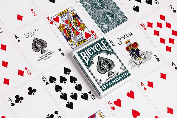 Bicycle Color Series #9 Wintergreen Playing Cards, Poker Size Standard Index