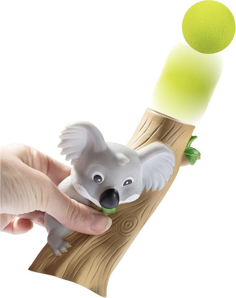 Hog Wild Koala Popper Toy - Shoot Foam Balls Up to 20 Feet - 6 Balls Included - Age 4+