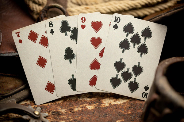 Kings Wild Project Rawhide Luxury Playing Cards - Standard Edition, Poker Size, Custom Index, Hand-Illustrated Western Collectible Deck