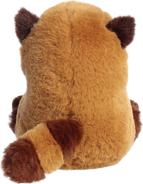 Aurora® Round Rolly Pet™ AKI Red Panda™ Stuffed Animal - Adorable Companions - On-The-Go Fun - Brown 5 Inches