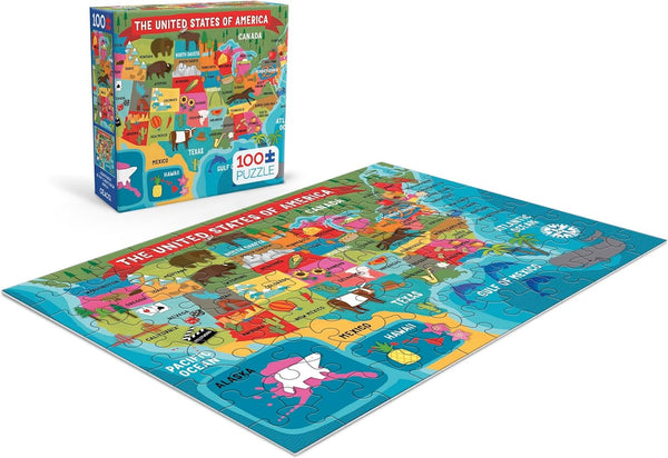 Ceaco - USA Map - 100 Piece Jigsaw Puzzle