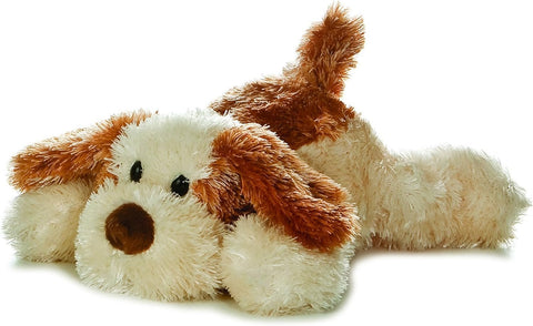 Aurora® Adorable Mini Flopsie™ Scruff™ Stuffed Animal - Playful Ease - Timeless Companions - Brown 8 Inches