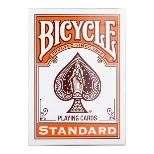 Bicycle Color Series #7 Pumpkin Orange Playing Cards, Poker Size Standard Index