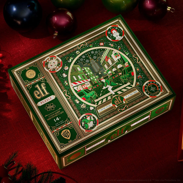 theory11 Elf Jigsaw Puzzle - A Short Story of a Tall Tale - Officially Licensed 1,000 Piece Intermediate Puzzle for Ages 14+