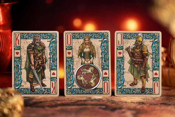 Kings Wild Project The Lord of The Rings: The Two Towers Luxury Playing Cards, Standard Edition, Poker Size Custom Index