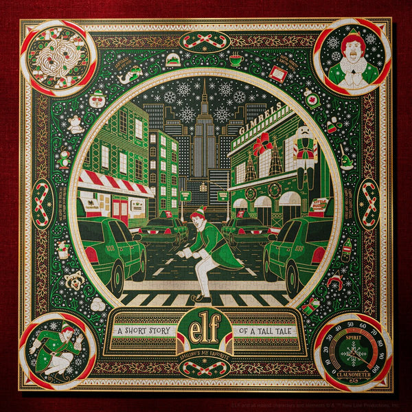 theory11 Elf Jigsaw Puzzle - A Short Story of a Tall Tale - Officially Licensed 1,000 Piece Intermediate Puzzle for Ages 14+