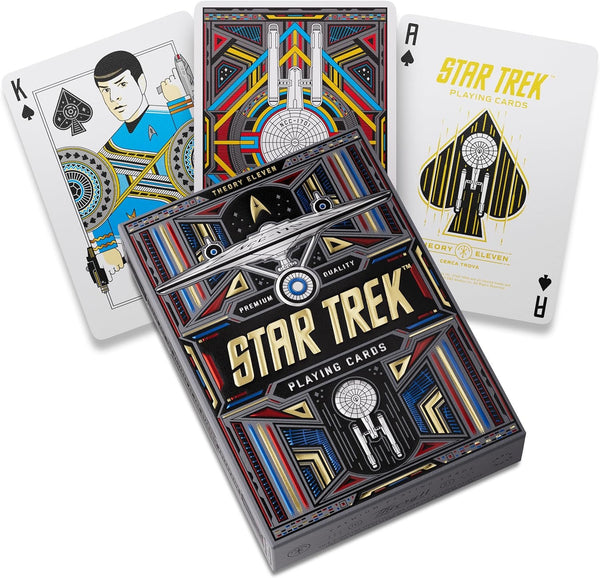 theory11 Star Trek Light Premium Playing Cards, Poker Size Standard Index, Luxury Playing Cards