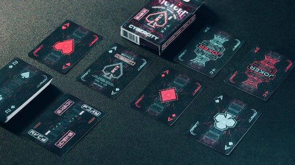 Bicycle Cyberpunk Premium Playing Cards, Poker Size Standard Index