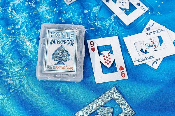 Hoyle Waterproof Clear Playing Cards (2- Pack)