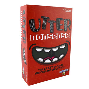 PlayMonster Utter Nonsense - The Crazy Game of Voices and Accents - Ridiculous Family Fun - 4+ Players Ages 8+
