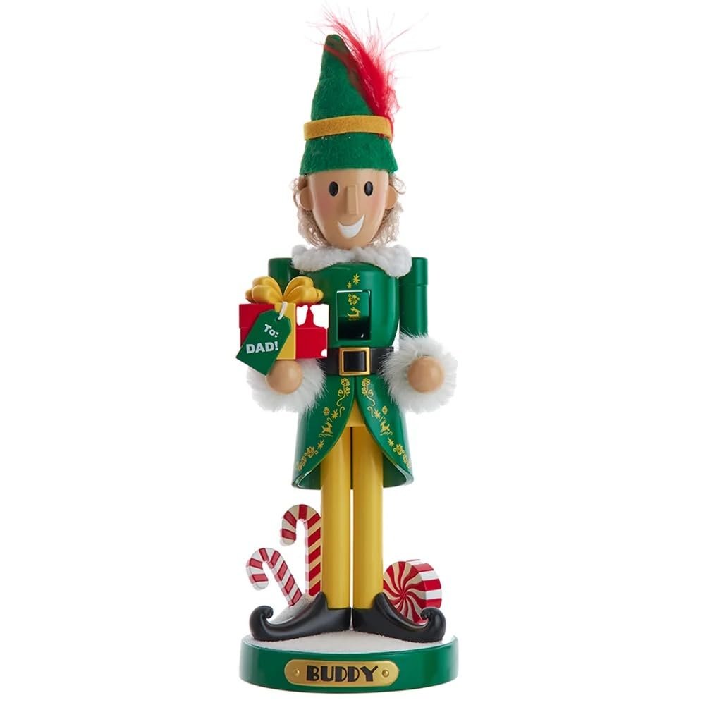 Elf Kurt Adler 10.5-Inch The Movie™ Nutcracker, Green