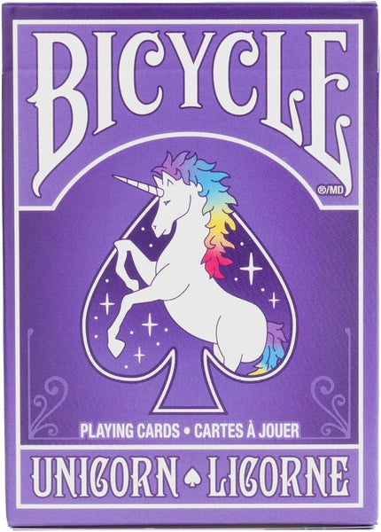 Bicycle Unicorn Playing Cards, Poker Size Standard Index (Pack of 6)
