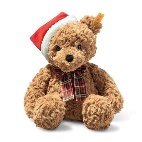 Steiff Soft Cuddly Friends Jimmy Teddy Bear Christmas, 12" Plush Toy