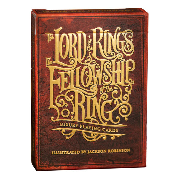Kings Wild Project The Lord of The Rings: The Fellowship of the Ring Luxury Playing Cards, Standard Edition, Poker Size Custom Index