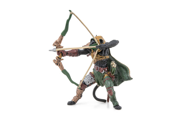 Papo - Mutant Panther Figure with Bow and Arrows - Hand Painted Fantasy Animal Warrior Toy for Kids Age 3+ - 9 cm - Durable Plastic - Medieval Creature Fantasy Collection - 36039