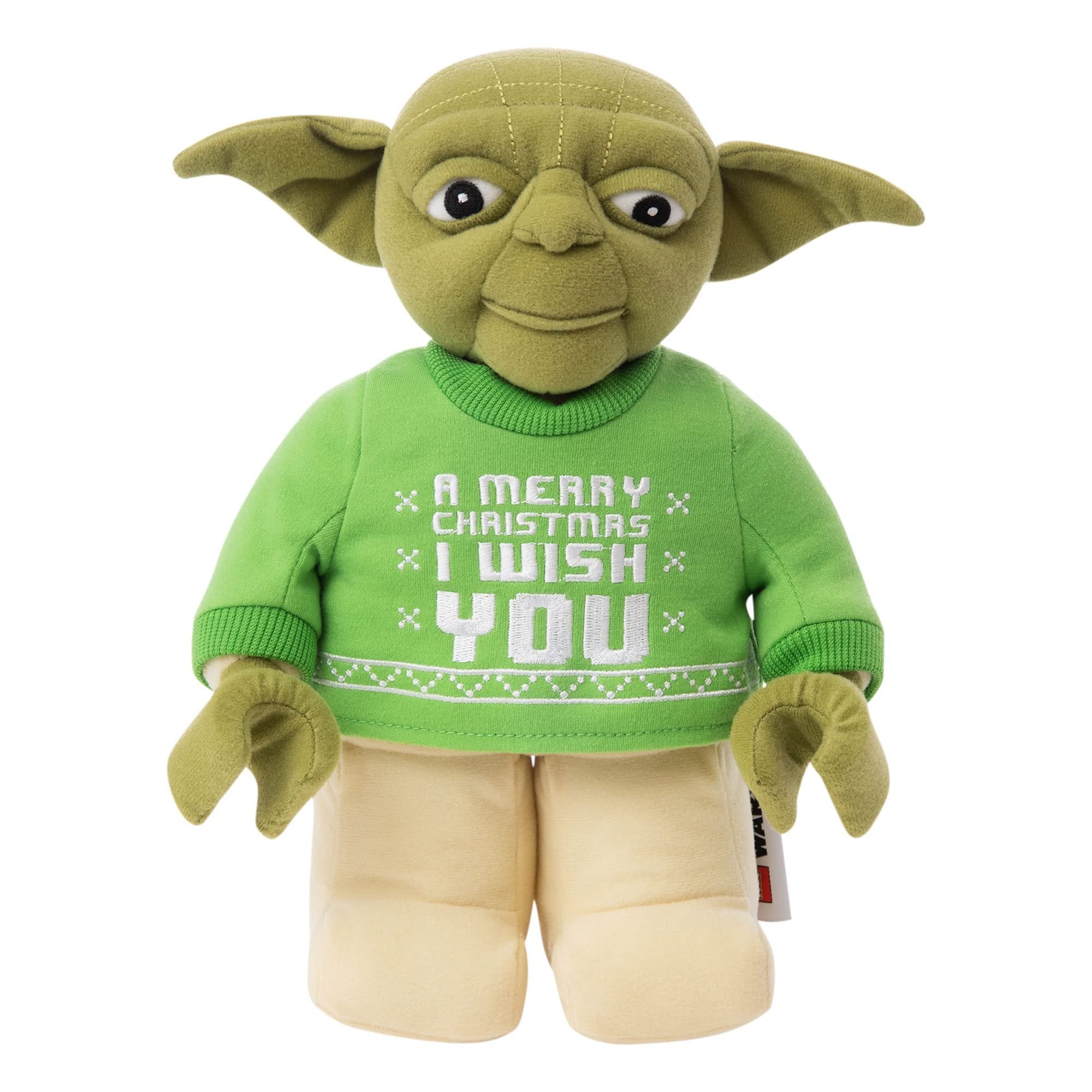 Manhattan Toy Lego Star Wars Yoda Holiday 12" Plush Minifigure Character