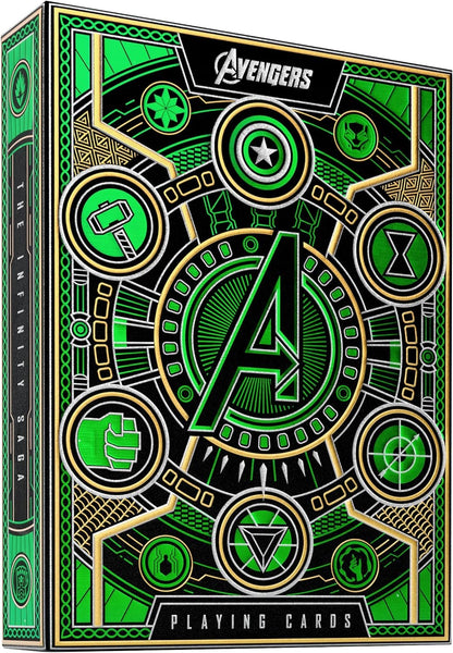 theory11 Avengers Red Edition Premium Playing Cards - Marvel Studios' The Infinity Saga Deck