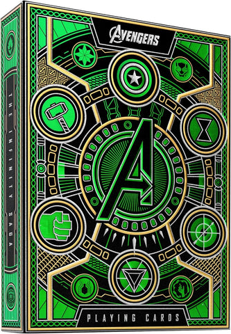 theory11 Avengers Red Edition Premium Playing Cards - Marvel Studios' The Infinity Saga Deck