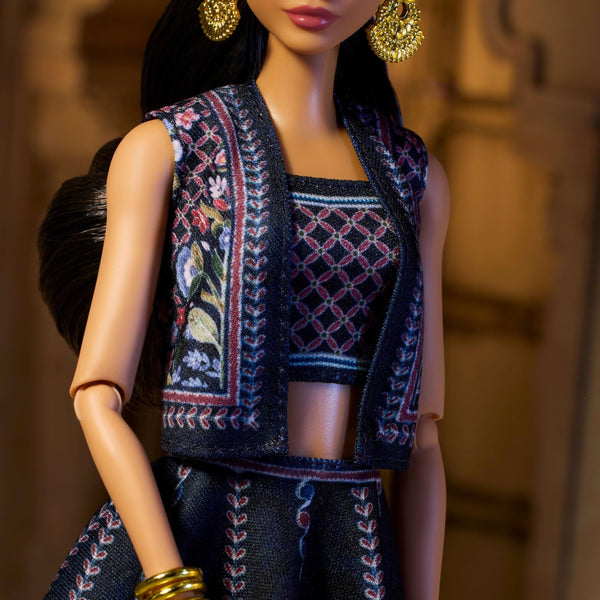 Barbie Signature Diwali Doll By Anita Dongre Wearing Festival Of Lights Look, Holiday Collectible with Doll Stand & Certificate of Authenticity, Ages 6+