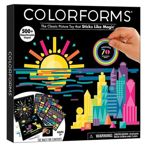 Colorforms 70th Anniversary Set - The Classic Picture Toy That Sticks Like Magic - Ages 3+