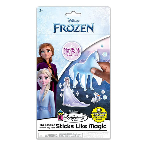 Colorforms - Disney Frozen Travel Set - Pieces Stick Like Magic - On-The-Go Storytelling Fun - Ages 3+