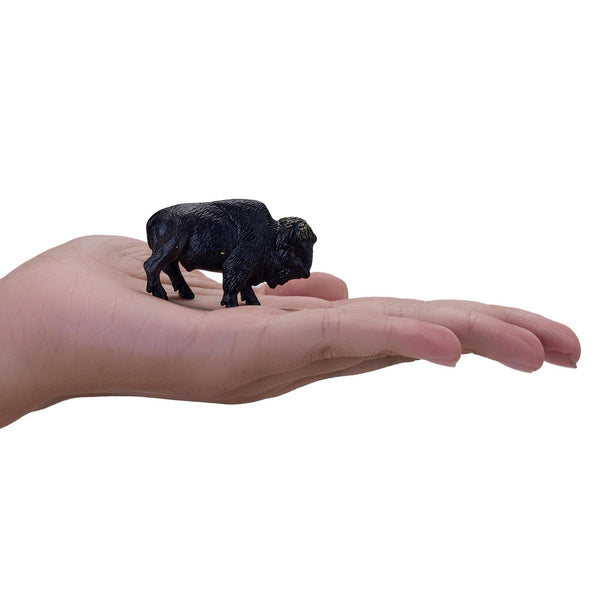 MOJO Mini Woodland Animals Playset, 12 Mini Hand-Painted Wildlife Figures, Realistic North American Forest Animal Figurines, Durable PVC, Ages 3+