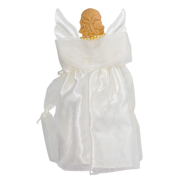 Kurt Adler 10-Inch UL 10-Light Gold/Ivory Angel Treetop