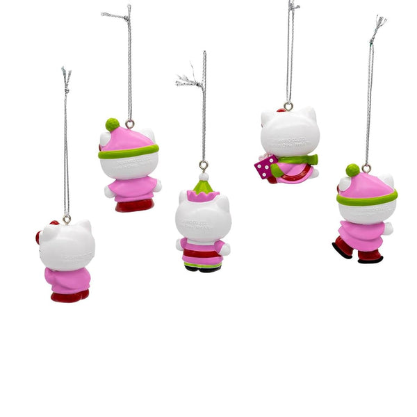 Kurt Adler 5-piece Set of Hello Kitty™ Miniature Ornaments