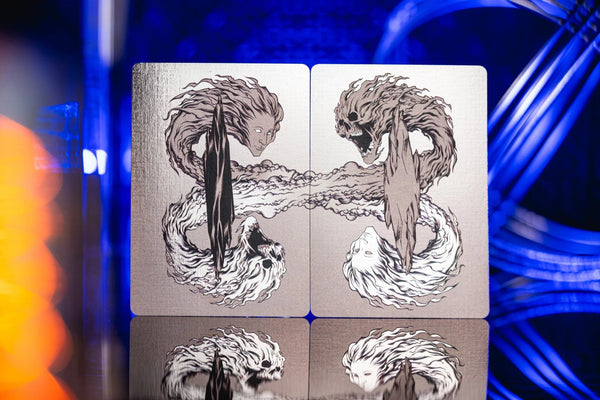 Kings Wild Project Brandon Sanderson's Mistborn Playing Cards - Officially Licensed Premium Collectible Deck by Jackson Robinson, Gilded Edition, Poker Size Custom Index