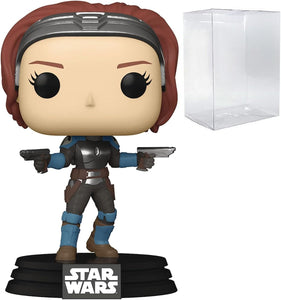 POP Star Wars: The Mandalorian - Bo-Katan Kryze Limited Edition Chase Funko Pop Vinyl Figure (Bundled with Compatible Pop Box Protector Case), Multicolor, 3.75 inches