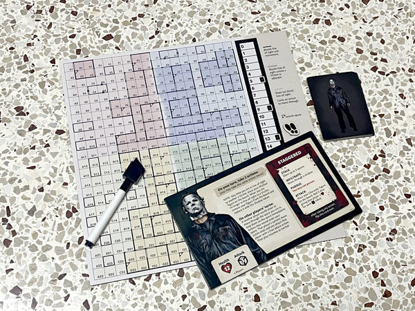 Trick Or Treat Studios Halloween 2 Board Game - Hidden Movement Strategy Game Inspired by Halloween II, Suspenseful Gameplay, 2-4 Players, Ages 14+