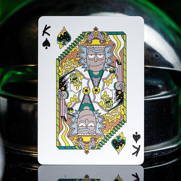 theory11 Rick and Morty Themed Playing Cards, Poker Size Custom Index